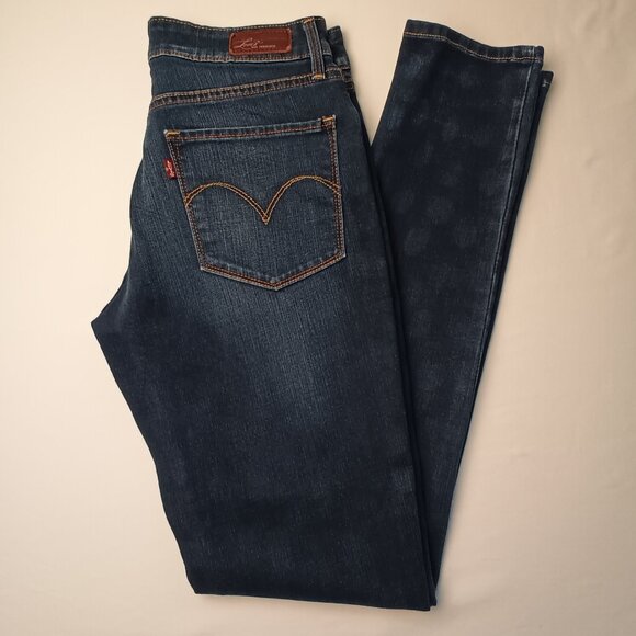 Levi's Jeans Size 27/4 Demi Curve Skinny Low Rise Dark Wash - Picture 1 of 9